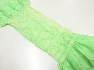 正絹　絞り　帯揚げ